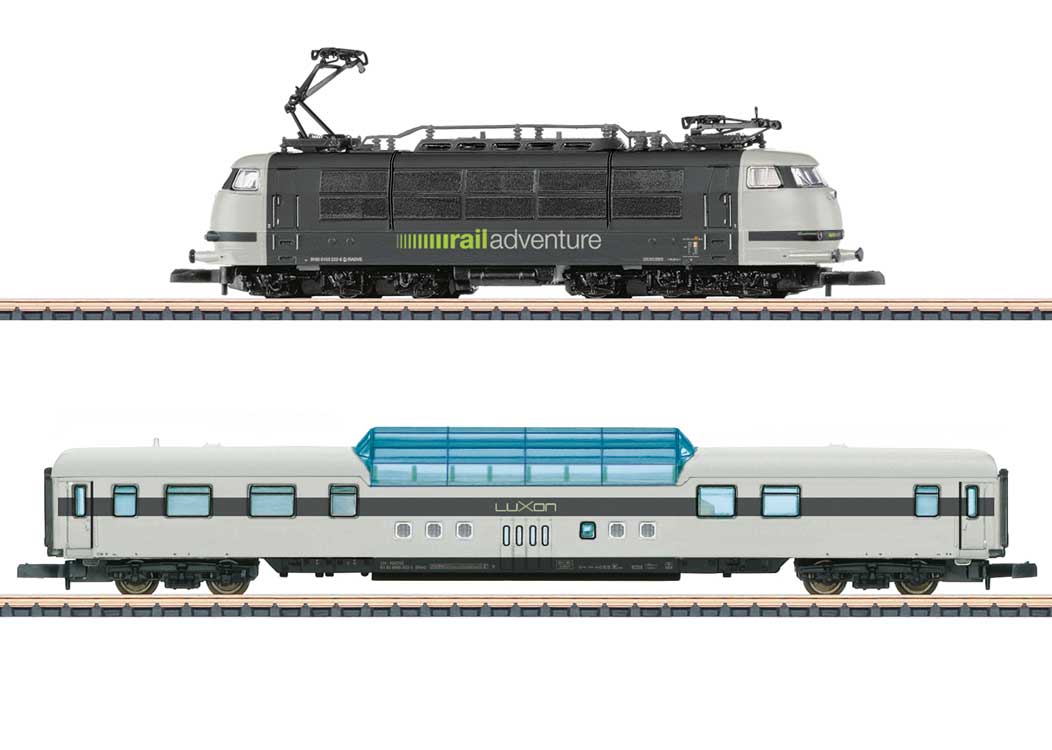 Luxon Train-Only Set - Standard DC -- RailAdventure Class 103 Electric, Type SRmz Dome (Era VI, black, white)