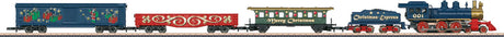 American Christmas Market Starter Set - Standard DC -- Christmas Express (120 Volts; Includes 4-6-0 Loco, Coach, Gondola, Boxcar)-2