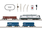 Modern Freight Service Starter Set - Standard DC -- Class 285 Diesel, 3 Cars, Track Oval, Power Pack-1