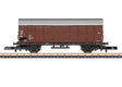 Type Gbkl 236 Wood Boxcar - Ready to Run -- German Federal Railroad DB (Era IV, Boxcar Red)