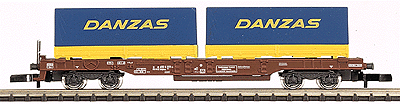 Piggyback Flatcar Era V -- DB Danzas
