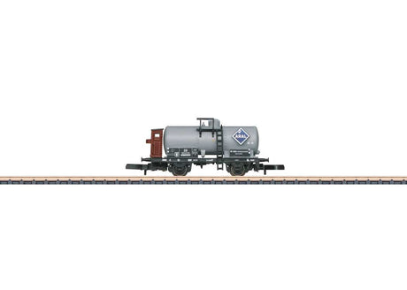 2-Axle Tank Car with Brakeman's Cab - Ready to Run -- ARAL (Era III, gray, blue)