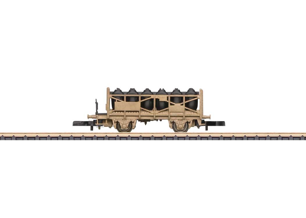 Acid Canister Car - Ready to Run -- Cast Bronze with Load-2