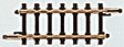 Straight Track -- 1"  2.5cm