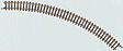 Curve Track -- 7-11/16"  19.5cm Radius, 45-Degree