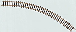 Curve Track -- 7-11/16"  19.5cm Radius, 45-Degree