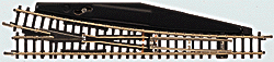Turnout -- Straight, Left, Remote - 4-3/8"  11cm-1