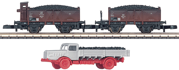 Freight -- DB Coal 2-Car Set w/Truck Model