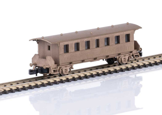 2-Axle Open Platform Coach - Ready to Run -- Real Bronze Casting-1