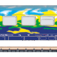 Touristikzug 5-Car Passenger Set #2 - Ready to Run - Marklin Exclusiv -- German Railroad DBAG (Era V, blue, yellow, green)