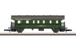 Type Pwghs Auxiliary Baggage Car - Ready to Run -- German Federal Railroad DB (Era III, green, gray)