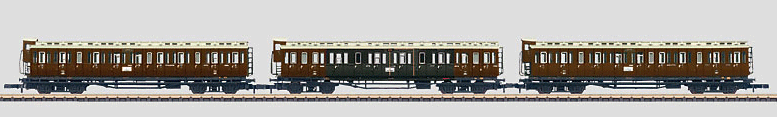 3-Car Set -- Prussia, Hesse, North and West Germany