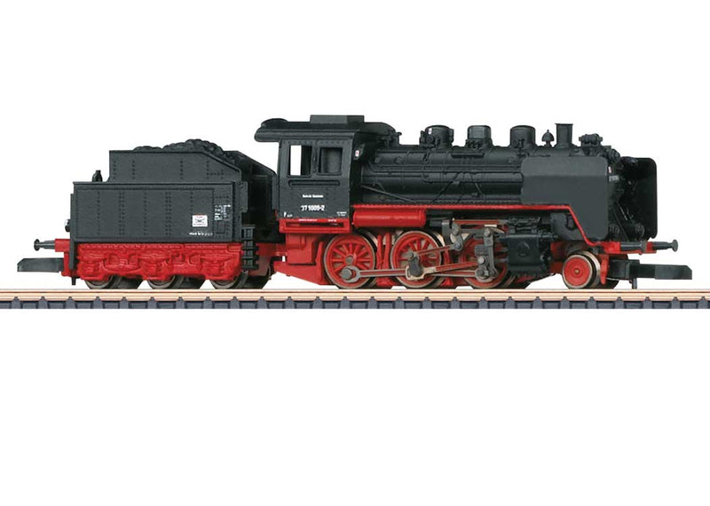 Class 37 4-6-4T - Standard DC -- German State Railroad DR 37 1009-2 (Era IV 1970, black, red)-1