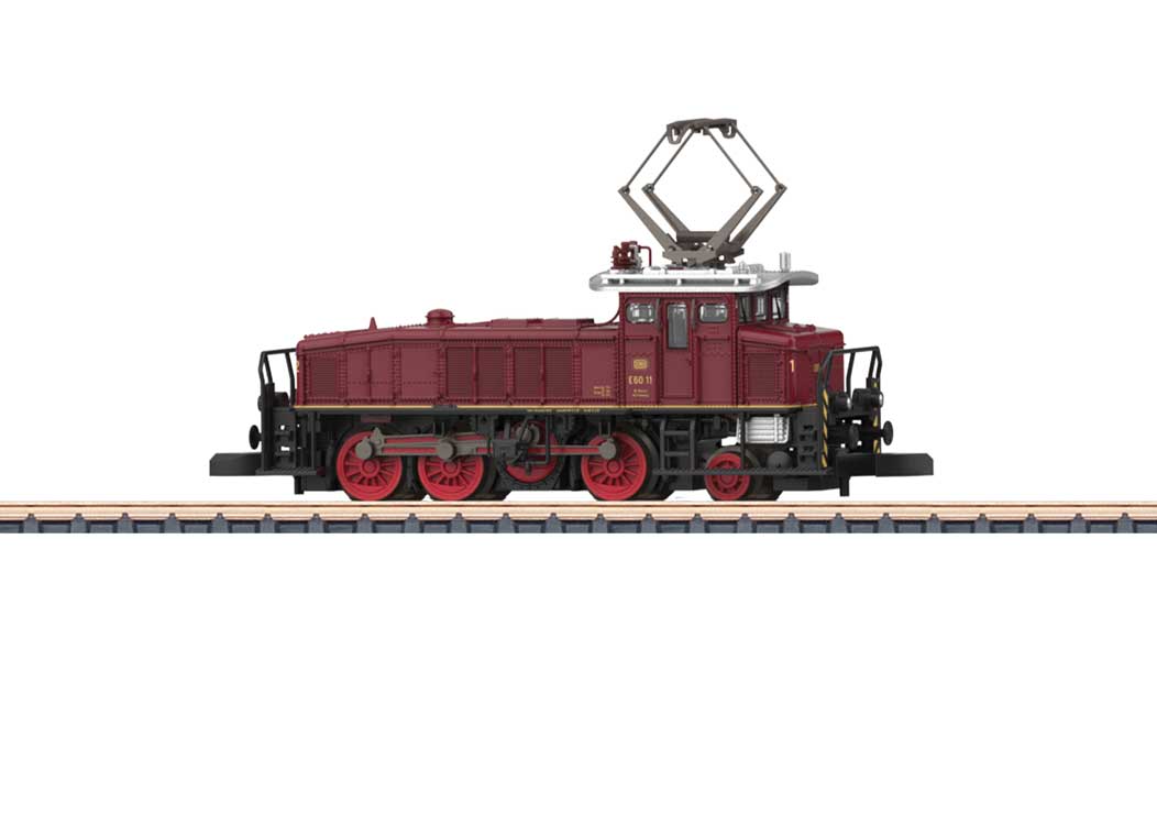 Class E 60 Electric - Standard DC -- German Federal Railroad DB (Era IIIb, red, silver)-2