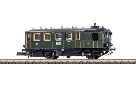 Class Kittel CidT 8 Steam-Powered Rail Car - Standard DC -- Grand Ducal Baden State Railroad G. Bad. Sts. B. (Era I 1915, green, silver)-2