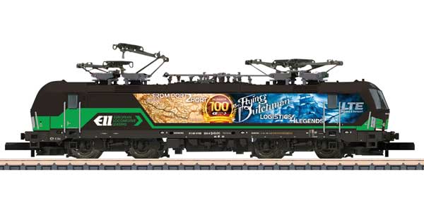 Siemens Vectron Class 193 Electric - Standard DC -- ELL Austria (Era VI 2022, Flying Dutchman Graphics, black, green, blue, gold