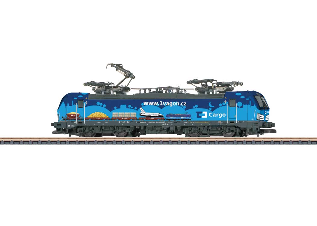 Siemens Vectron Class 383 Electric - Standard DC -- CD Cargo (Era VI, Promotional Scheme, blue, brown)