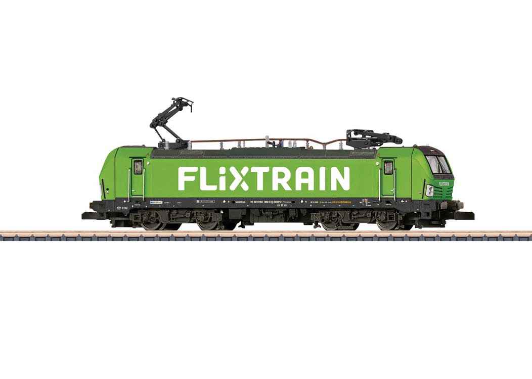 Siemens Vectron Class 193 Electric - Standard DC -- Flixtrain (Era VI, green, black, white)