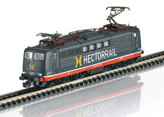 Class 162 Electric - Standard DC -- Hectorrail #162.007 (Era VI, gray, red, yellow, white)-1