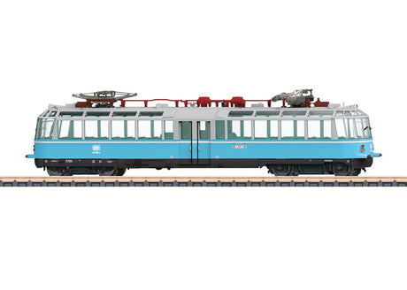 Class 491 Glass Train Railcar - Standard DC -- German Federal Railroad DB #218 140-2 (Era IV 1977, gray, blue)