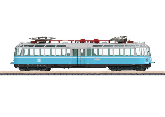 Class 491 Glass Train Railcar - Standard DC -- German Federal Railroad DB #218 140-2 (Era IV 1977, gray, blue)