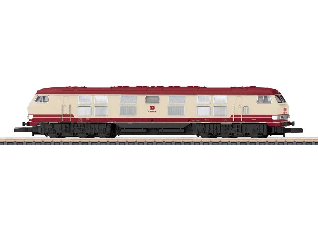 Class 232 Diesel - Standard DC -- German Federal Railroad DB (Fantasy TEE Scheme, Era IV, red, cream)