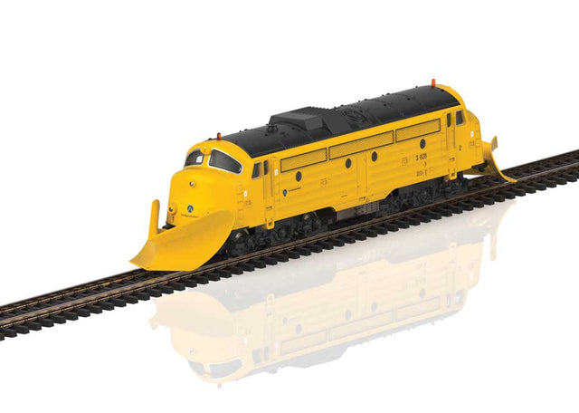 Class Di3 628 Diesel w/Snowplows - Standard DC -- Norwegian State Railways NSB (Era V, yellow, black)-1