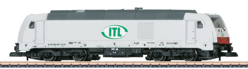 Bombardier TRAXX Class 285 Electric - Standard DC -- ITL Railroad Company (Era VI, white, gray, green)