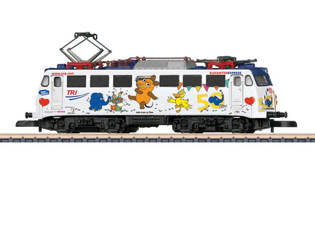 Class 110.3 Pants Crease Electric - Standard DC -- Train Rental, Inc. TRI #110 469-4 (Elephant Express Scheme Era VI 2025, whit-1