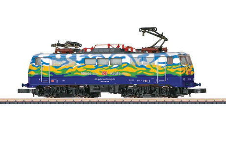 Class 111 Electric - Standard DC -- German Railroad DB AG #111 074-1 (Era V, Touristik Scheme, blue, green)