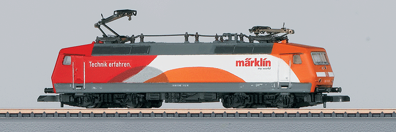 Class 120.1 Electric Locomotive - Standard DC -- German Railroad DB AG (Promotional Scheme, orange, red, white, My World)