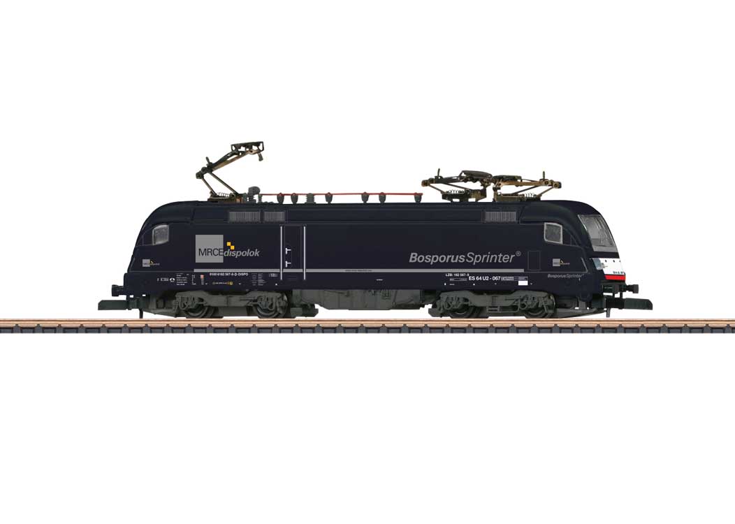 Class ES 64 Electric - Standard DC -- MRCE Dispolok (Era VI, dark blue, gray)