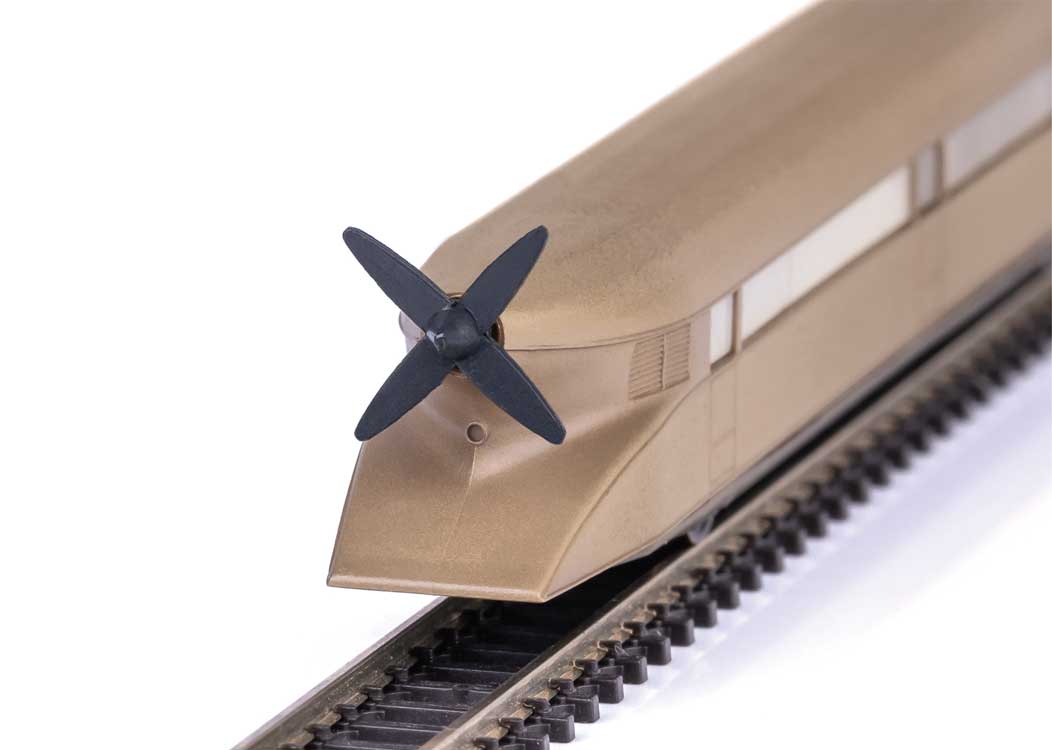 Kruckenberg Propeller Powered Railcar - Standard DC -- Bronze Casting (Era II)-3