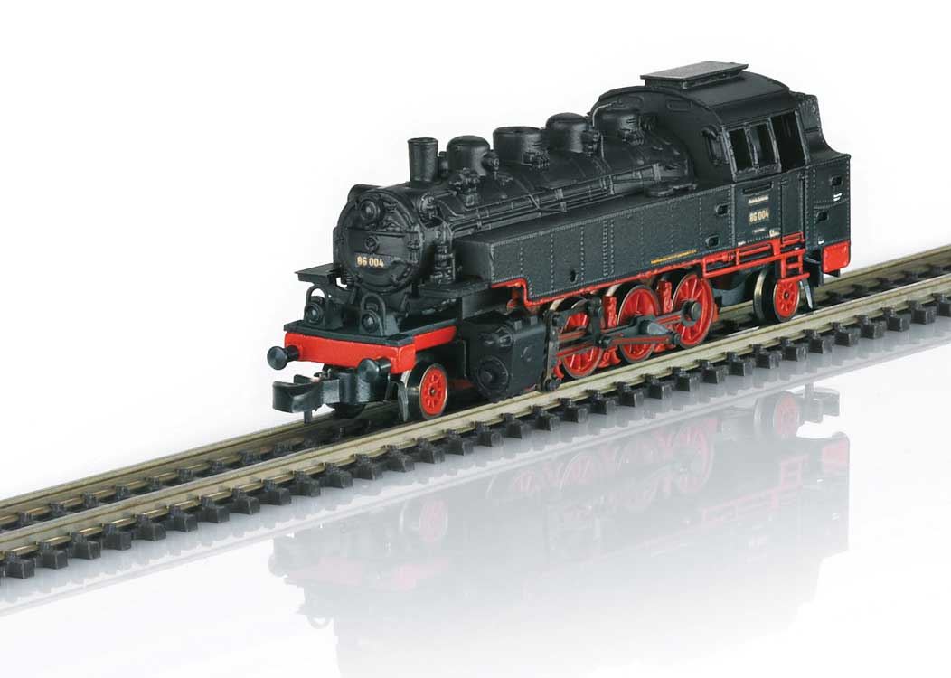 Class 86 2-8-2T - Standard DC -- German State Railroad DR (Era II, black, red)-1