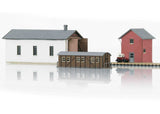 Storage Shed Converted from a Type MCI-43 Boxcar -- Laser-Cut Wood Kit - 2 x 1/2 x 1/2" 5 x 1.2 x 1.3cm-2