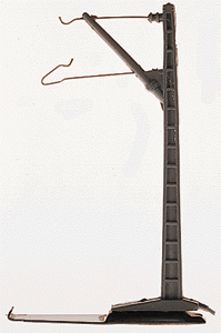 Catenary -- Feeder Mast w/Base Plate & Wires