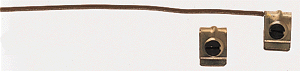 Catenary -- Terminal Clips, Includes 2 Set Screw Clips w/ and 3 w/o Wires
