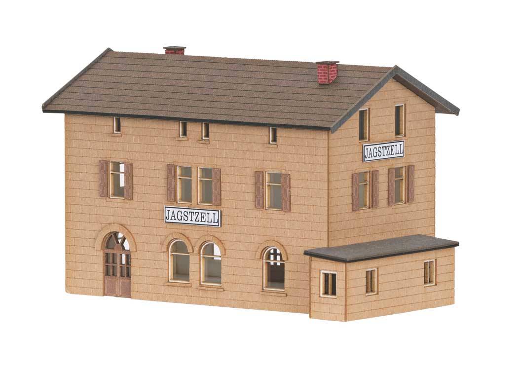 Jagstzell Station -- Laser-Cut Kit - 3-1/8 x 2 x 2"  8 x 5 x 5.2cm