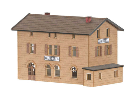 Jagstzell Station -- Laser-Cut Kit - 3-1/8 x 2 x 2"  8 x 5 x 5.2cm