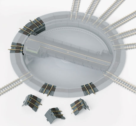 Turntable Expansion Set -- Expands #441-89982 to 24 Tracks-2