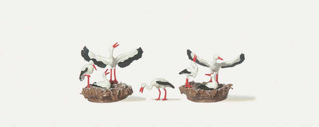 7 Storks and 2 Nests
