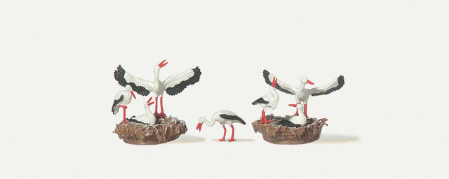 7 Storks and 2 Nests