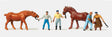 Blacksmith Shop -- 4 Workers, 2 Horses