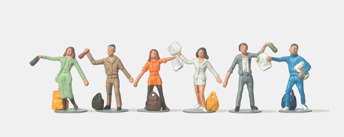People Throwing Away Trash -- pkg(6)