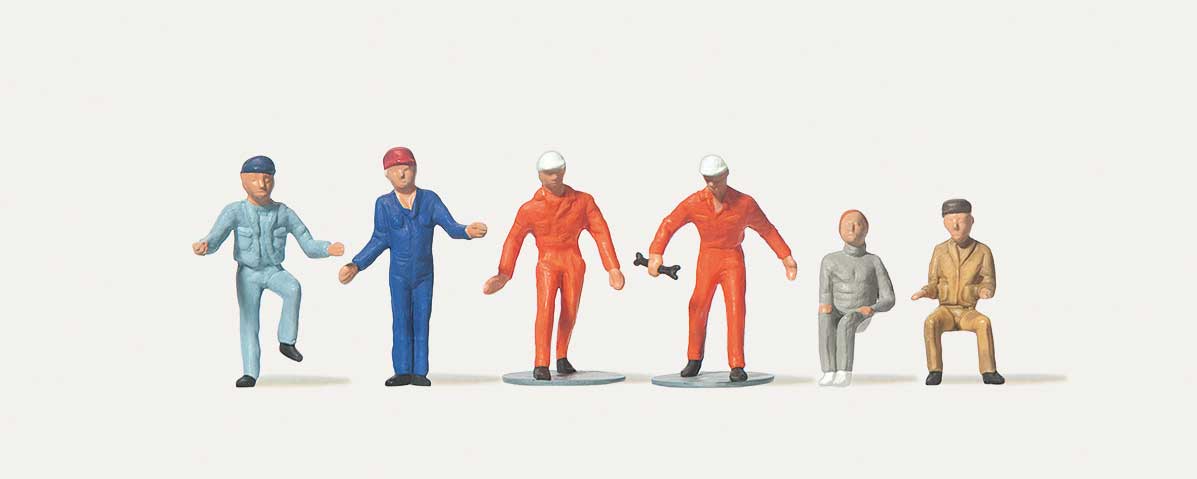 Working People -- Truck Drivers and Occupants pkg(6)