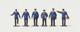 German Railroad Staff -- pkg(6)