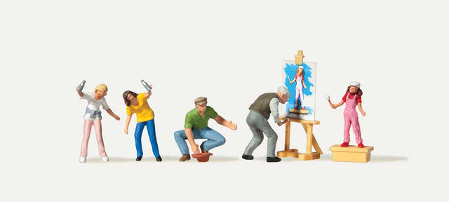 Street Painters with Accessories -- pkg(5)