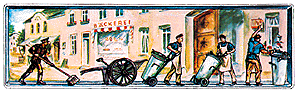 Workers -- Street Cleaners w/Carts