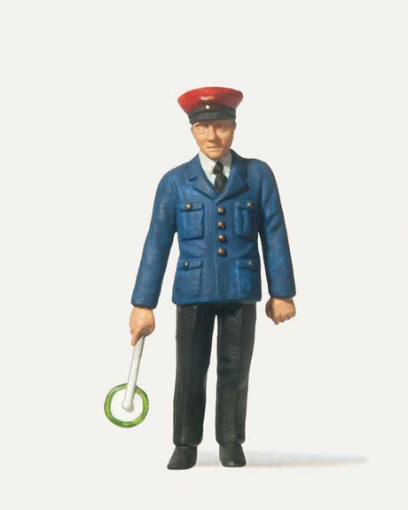 German Railroad Platform Dispatcher with Token