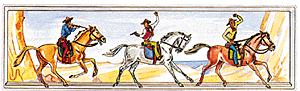Cowboys Riding/Fighting